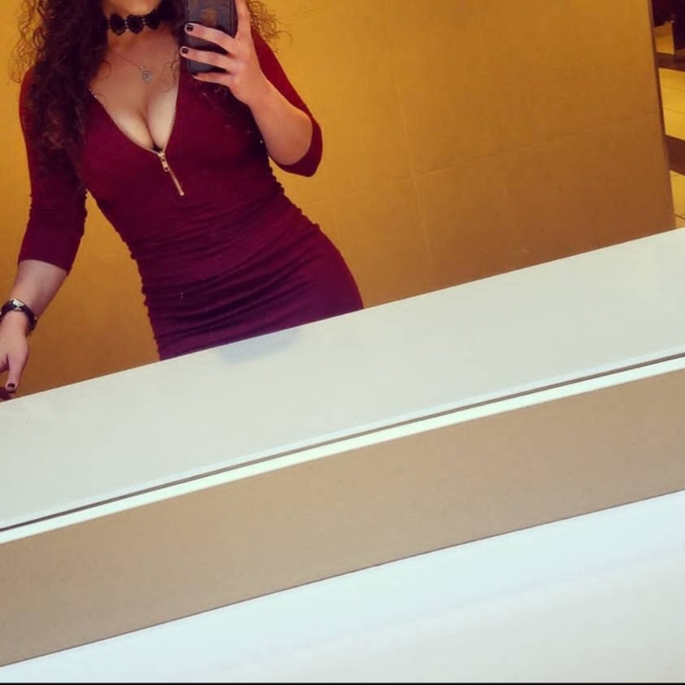Red Zip-Up Bodycon Boutique Dress
